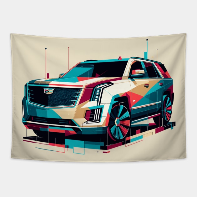 Cadillac Escalade Tapestry by Vehicles-Art