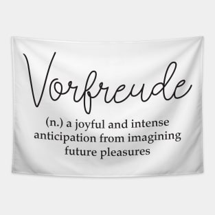 Vorfreude German Word Definition Tapestry