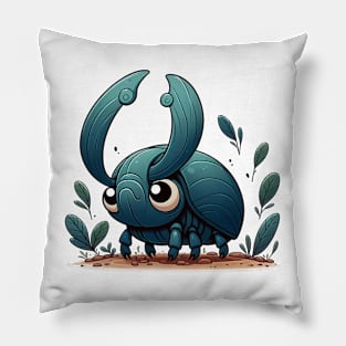 Cute Stag beetle Pillow