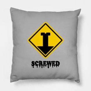 SCREW SIGN Pillow