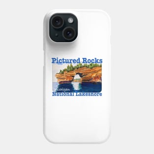 Pictured Rocks National Lakeshore, Michigan Phone Case