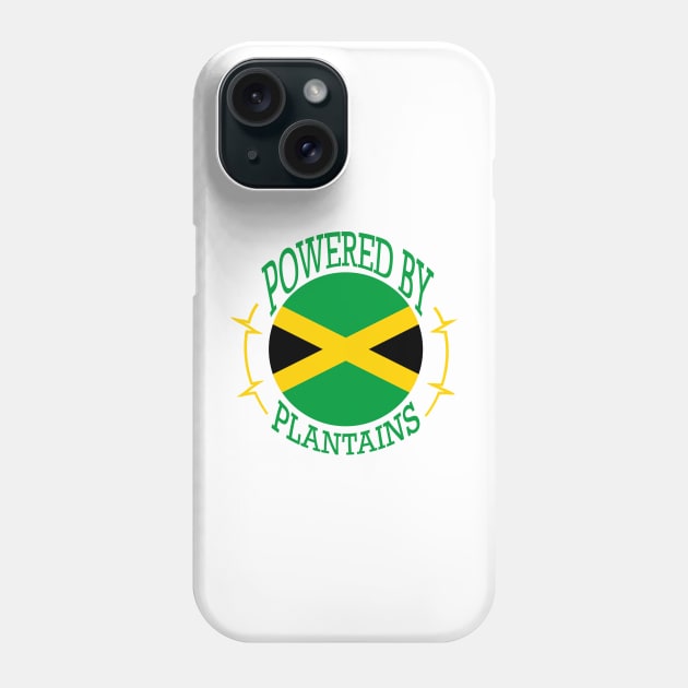 Powered by Jamaican Plantains Phone Case by Kangavark