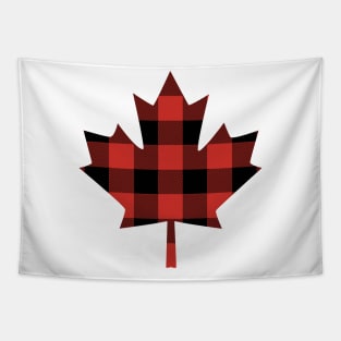 Canada Maple Leaf Red Flannel Canadian Tapestry