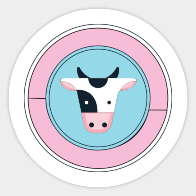 Strawberry Cow Pet Strawberry Cow Cute Strawberry Cow Pet Strawberry Cow Cut Sticker Teepublic