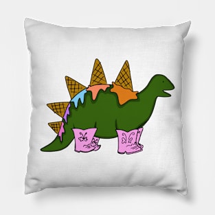 Icecream Dinosaur Pillow