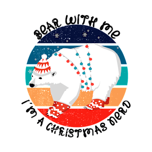 Polar Bear Ugly Christmas Christmas Lights Chain T-Shirt