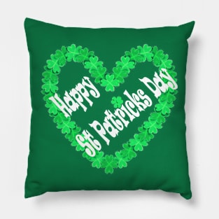 Happy St Patricks Day Pillow