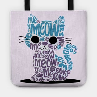 meow cat Tote