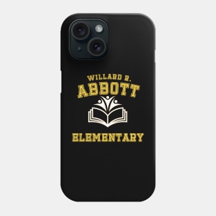 Willard R. Abbott Elementary yellow color Phone Case