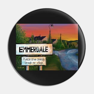 Emmerdale sunset Pin