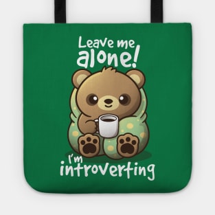 introvert bear Tote