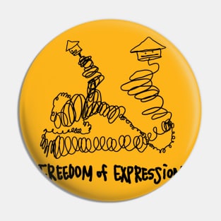 freedom of expression Pin