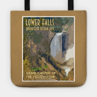 Lower Falls Retro Retro ravel Poster Tote