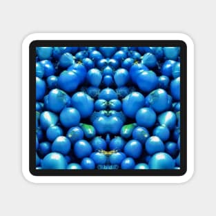 Cerulean Blue Aesthetic - Blue Onions Magnet