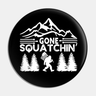 Bigfoot mountains forest, gone squatchin Pin