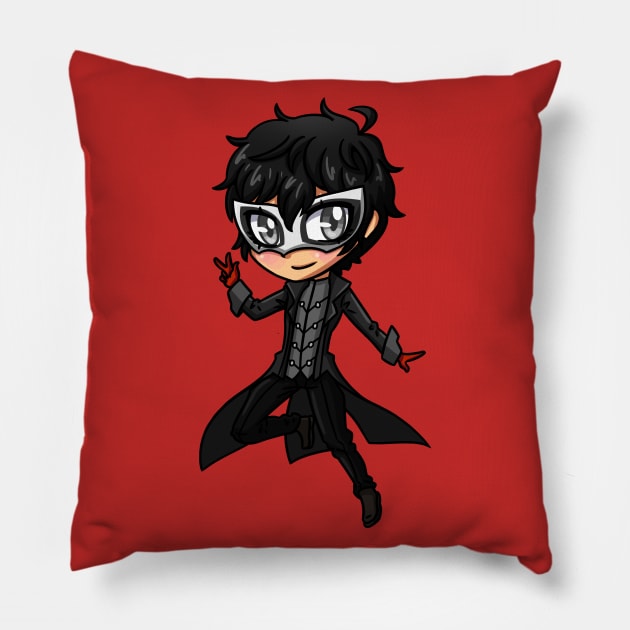 Joker Chibi Pillow by LankySandwich