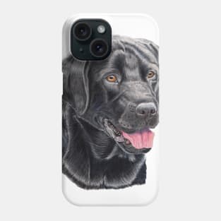 Labrador retriever - black Phone Case