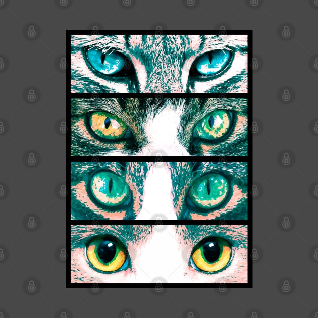 Collage of cat eyes by AdiDsgn