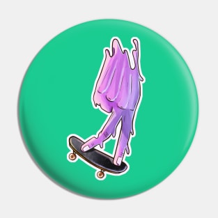 Skatin Out of This World Pin