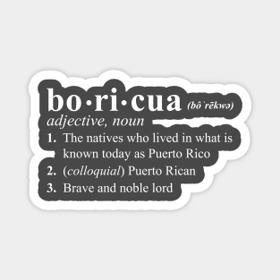 Boricua definition Magnet