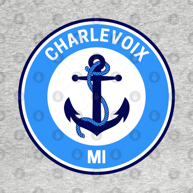 Disover Vintage Charlevoix Michigan - Charlevoix Michigan - T-Shirt