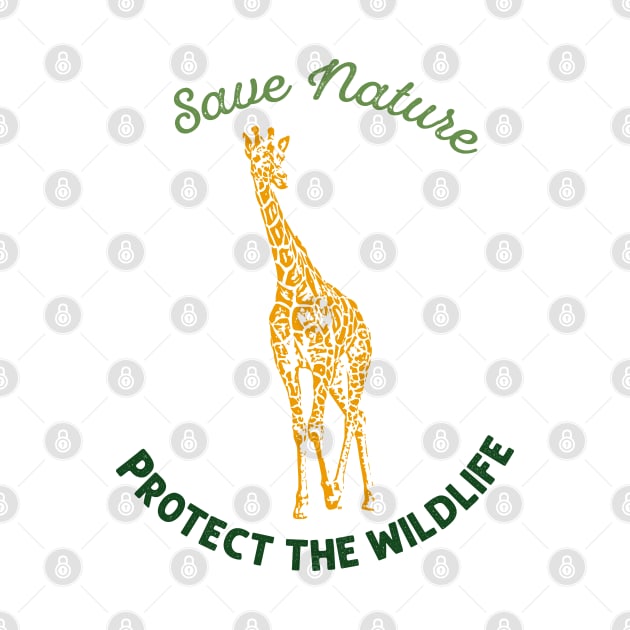 Giraffe - Save nature protect the wildlife by Adzaki