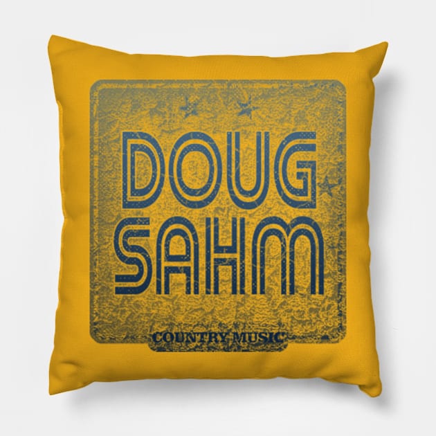 Doug Sahm 50 Pillow by Rohimydesignsoncolor