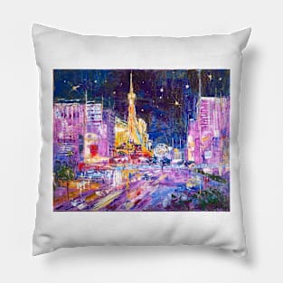 Neon mirage. Las Vegas Pillow