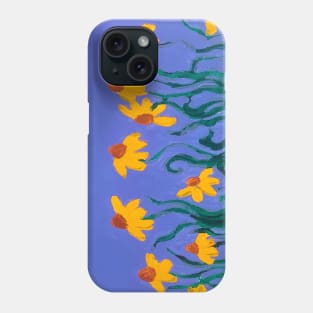 Blue Daisies Phone Case