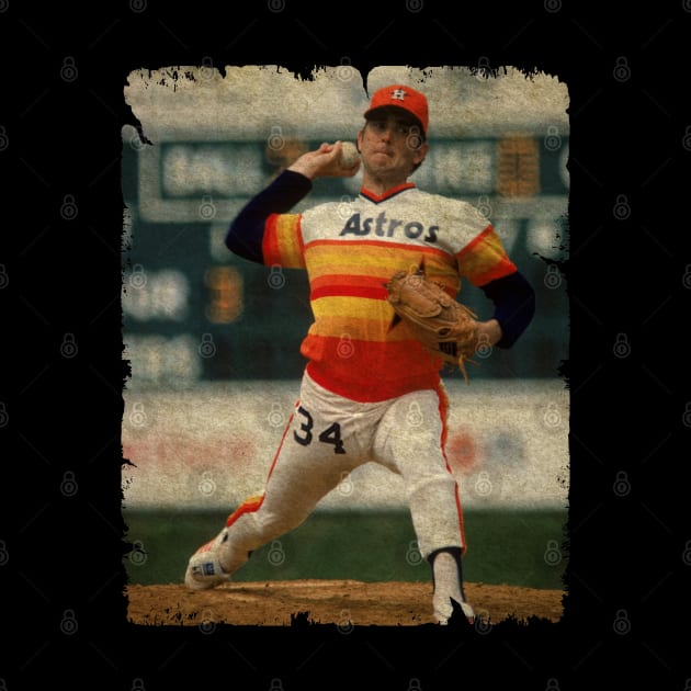 Nolan Ryan in Houston Astros by PESTA PORA