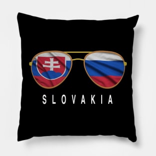 Slovakia Sunglasses, Slovakia Flag, Slovakia gift , Slovak , Pillow