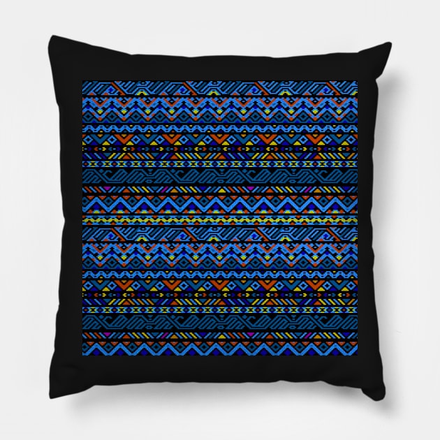 Blue Angles Pillow by Adastumae