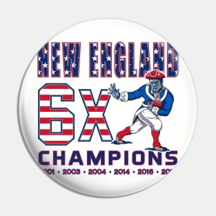 Patriots 2019 Championship Graphic 2 Pin