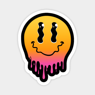 Drippy Melting Face Magnet