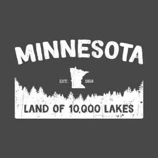 Minnesota, Land of 10,000 Lakes T-Shirt