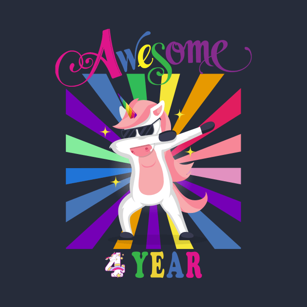 4th Birthday Unicorn by NI78