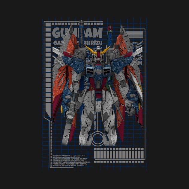 ZGMF-X42S Destiny Gundam by gblackid