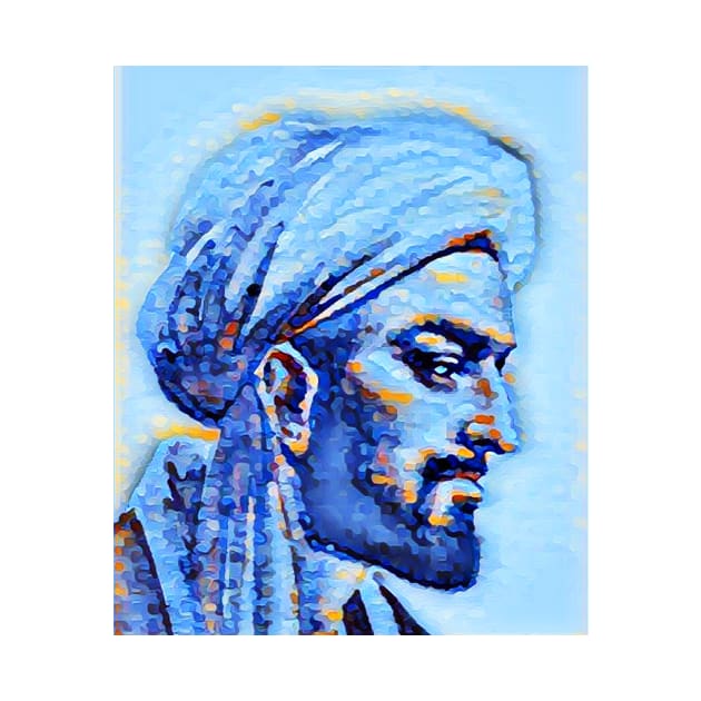 Ibn Khaldun Portrait | Ibn Khaldun Artwork | Ibn Khaldun Painting 13 by JustLit