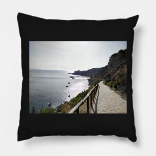 Capo Milazzo shore Pillow