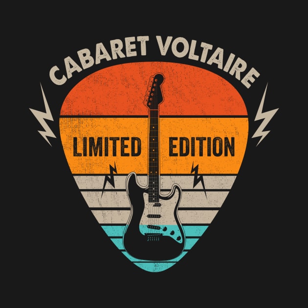 Vintage Cabaret Voltaire Name Guitar Pick Limited Edition Birthday by Monster Mask
