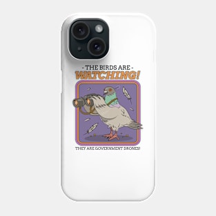 The Birds Are Watching Tee Phone Case
