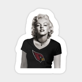 Marilyn Loves the Cardinals Magnet