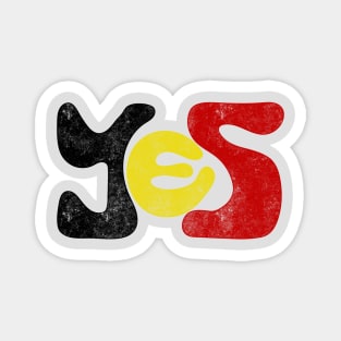 Yes to The Voice to Parliament Referendum Australia Aboriginal and Torres Straight Islander Magnet