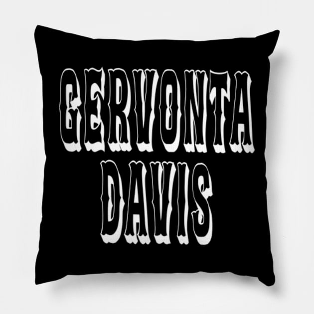 Gervonta davis Pillow by TshirtMA