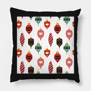 Cat Christmas Ornaments Pillow