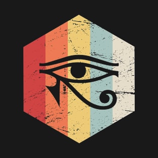 Retro Vintage Egyptian Eye Of Horus T-Shirt