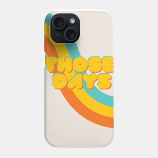 Those Days - Vintage Seventies Inspired Design Phone Case