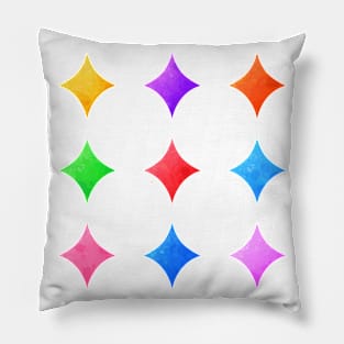 Colorful Watercolor Sparklings Pack Pillow