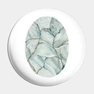 Aquamarine Stone Pin