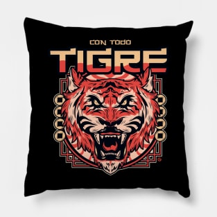 CON TODO TIGRE! Pillow